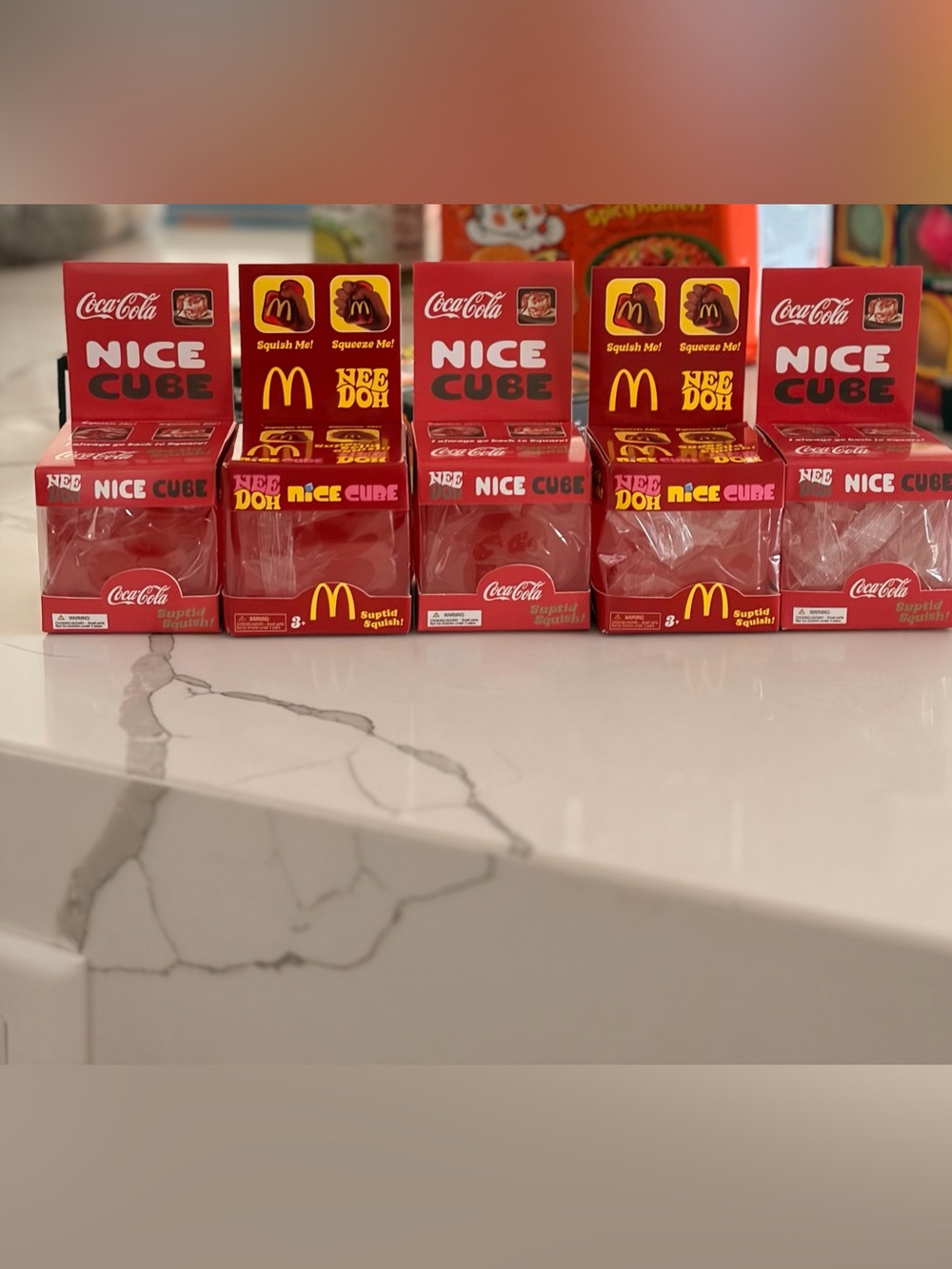 NeeDoh McDonald’s Coca Cola RARE Nice Cube Super Solid Squish - NWT Brand New - Picture 5 of 11